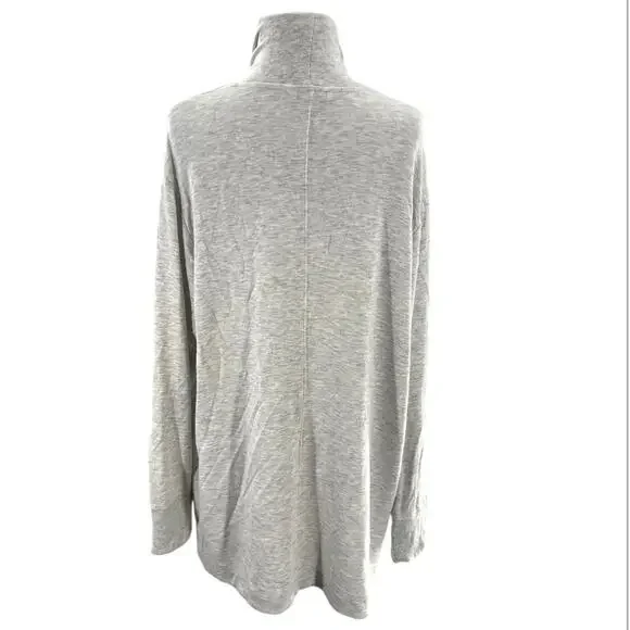 Athleta Pranayama Restore Wrap light heather gray sz L - Picture 5 of 9